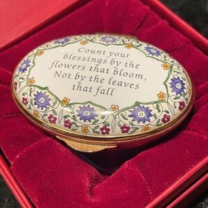 Staffordshire enamel box